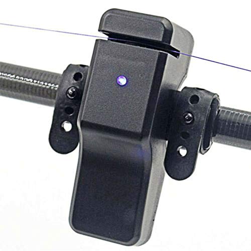 Ketsicart Electronic Bite Alarm High Sensitive LED Light Bell Accessories Clip on