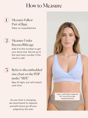 Image of HATCH The Dream Feed Nursing & Sleep Bra, Stretchy & Wireless with Crossover Pull-Down Design for Breastfeeding