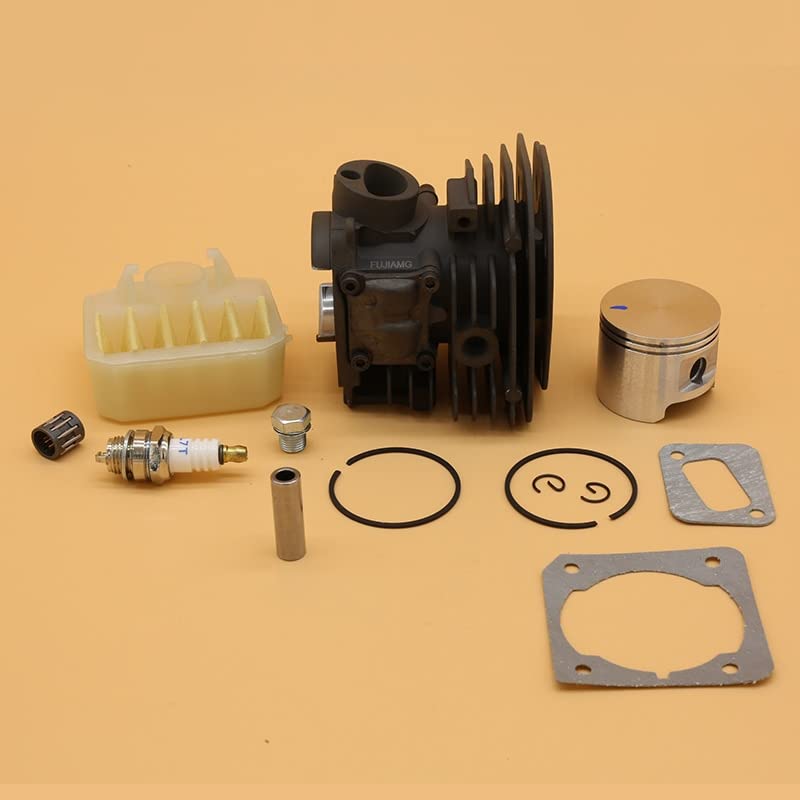 LILYY Junta de Filtro de Aire de Anillo de pistón de Cilindro de Gran Cilindro de 45mm Apta for Husqvarna 353 350 351 345 repuestos de Motosierra de Gasolina #53725 3002
