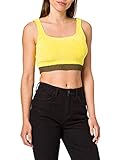 chaleco verde limon pinko; Top; esponja Pinko Jugador Chaleco de Moda, S69_Verde-sulfatara, S para Mujer