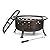 36 Inch Fire Pits for Outside Outdoor Wood Burning Firepit with BBQ Grate Large Heavy Duty Steel Firepit Bowl Bonfire Pit for Patio Backyard Garden Camping