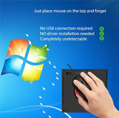 Image of ROTOCHEESE RC Mechanical /Physical Mouse jiggler, 100% undetectable, Non USB and Wireless, Driver Free Mouse Mover for Work from Home, 1 Year Battery Backup.