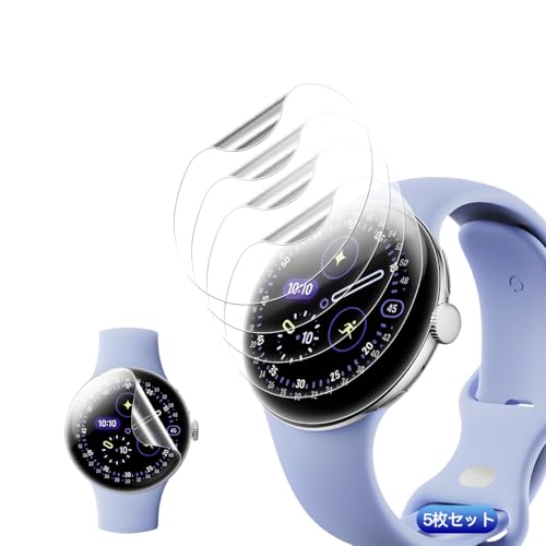 y5Zbgz Ή Google Pixel Watch 4 41mm tB 5 TPU ߗ Ή pixel watch4 41mm یtB ϏՌ Uh~ p O[OsNZWatch4 41MM KXtB Sʕی 3