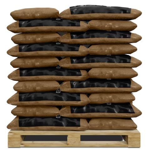 6 Large Bags of Premium Wood Much (1.5 Cubic Ft Each - 9 Cubic Ft Total) Organic Premium Mulch for All Your Landscaping Projects - Choose Your Color - Black -...