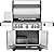 Napoleon Rogue SE 625 BBQ Grill, Stainless Steel, Natural Gas - RSE625RSIBNSS-1 - With Five Main Burners, Infrared Rear And Side Burner, Folding Side Shelves, Instant Failsafe Ignition