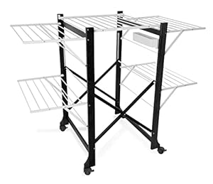 Arredamenti Italia 606 NOIR Wäscheständer 24m