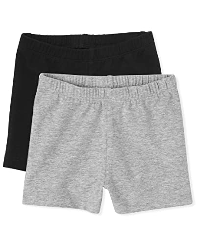 The Children's Place girls Toddler Girls Uniform Cartwheel Shorts 4-Pack Shorts