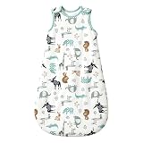 Mosebears Mosbears Sacco nanna invernale per bambini, 2,5 Tog, 100% cotone, diverse dimensioni dalla nascita fino a 24 mesi, adatto per tutto l'anno