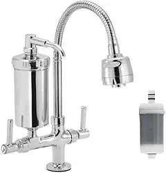 Torneira Inox Com filtro Para Cozinha, Torneira de Metal Cozinha de Banca (F.B GOURMET CROMADO)