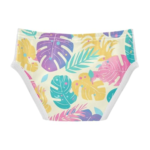 KLL Leaves Monstera Blots Toddler Boy Pure Cotton Nighttime Underwear Breathable Undies2