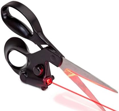 HT-220 Sewing Laser Guided Scissors Fast Laser Guided for Home Crafts Wrapping Cuts Straight by AdvancedShop