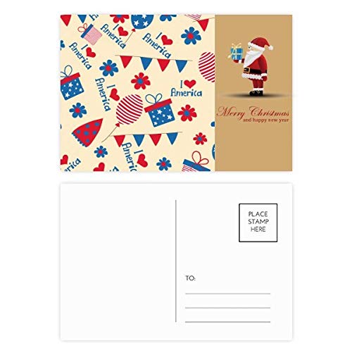 Cartes postales USA Candy Gift Festival | Lot de 20 pièces pour correspondance