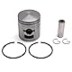 cyclingcolors kolben + kolbenringe motorrad moped roller mofa 50cc kompatibel mit peugeot 103 D 39,91mm letter D