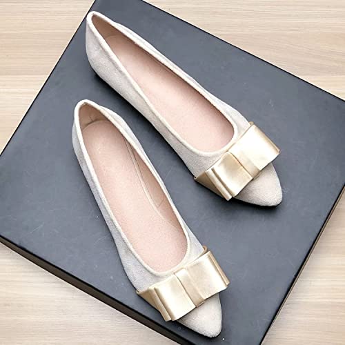 TN TANGNEST Ballets Flats for Women Pointy Toe Soft Comfortable Ballerina Flat Shoes Dressy Single Shoes2