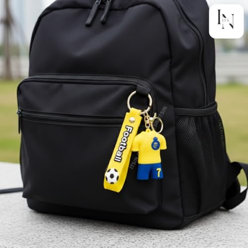 Image of Football jersey Keychain | Ronaldo key chains | messi Keychain | 3D Cute silicone key chain for bike men | soccer Keyring gifts for boys | anime key holder for bag