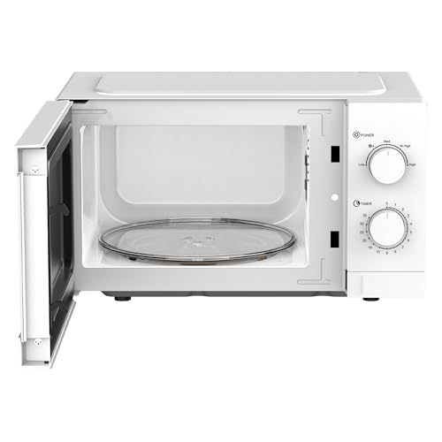Igenix IGMS09434W 20L Microwave – 700W Power, 5 Levels, Defrost Setting, 35 Min Timer, Push Button Door, 255Mm Turntable – White - 4