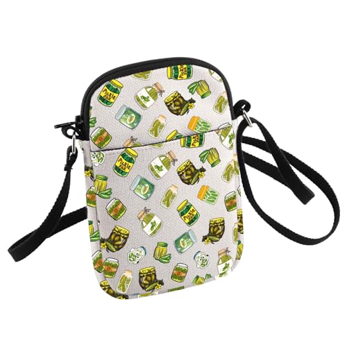 HOLLP Pickle Bundle Gift Pickle Bachelorette Pickle Lover Crossbody Bag Pickle Queen For Women