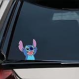 Anime Car Stickers and Decals for Stitch Bumper Motorcycle Cartoon Decal
