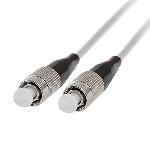 Cable de fibra óptica Axing OAK20002 de 200 metros con conectores FC/PC color amarillo