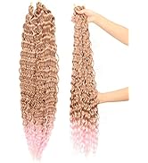LILYKA SHOW 30 Inch 3 Packs/Lot Ocean Wave Crochet Hair Extensions Wave Deep Twist Braiding Hair ...