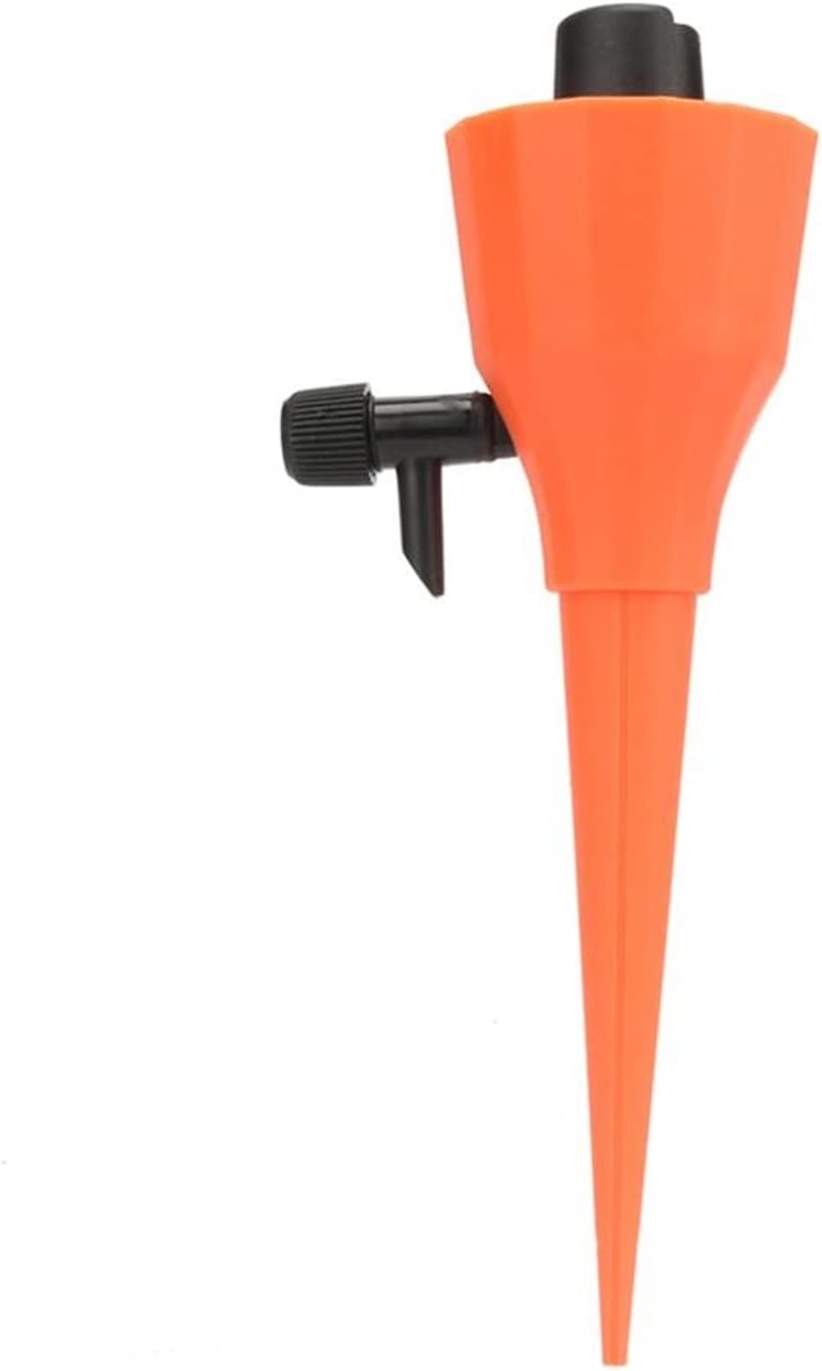 20 Pcs Adjustable Automatic Watering Dripper Home Garden Office Lazy Plant Watering Device Plant Flower Self Drop Waterer(Orange)