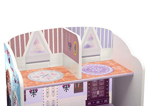 Delta Children Wooden Playhouse 4-Shelf Bookcase For Kids, Frozen Ii, 19.88"D X 33.27"W X 10.23"H #TOP3