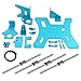 Kstyhome Stampante 3D BLV Kit di aggiornamento fai da te Cinture Viti Piastra in alluminio Cursore di guida lineare Compatibile con Ender 3S/Ender 3 Pro Set di parti della stampante 3D