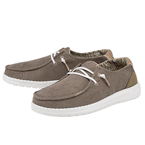 Image of HEYDUDE Women's Wendy Pois | Women's Shoes | Women's Lace Up Loafers | Comfortable & Light-Weight