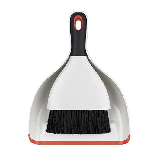 OXO Good Grips Dustpan and Brush Set,White,1
