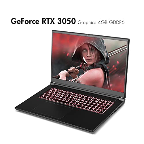 Sager 2023 Np6271J Gaming Laptop, 17.3 Inch Fhd 144Hz, Intel I9-13900H, Rtx 3050 4Gb, 32Gb Ram, 1Tb Gen4 Nvme Ssd, Win 11 #TOP1