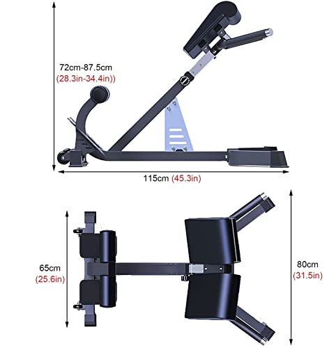 romeinse stoel Zware Romeinse Stoel met Een Capaciteit van 120 Kg / 265 Lbs, in Hoogte Verstelbare Home Gym Commerciële Krachttraining Machines, Gemakkelijk te Trainen - Image 7