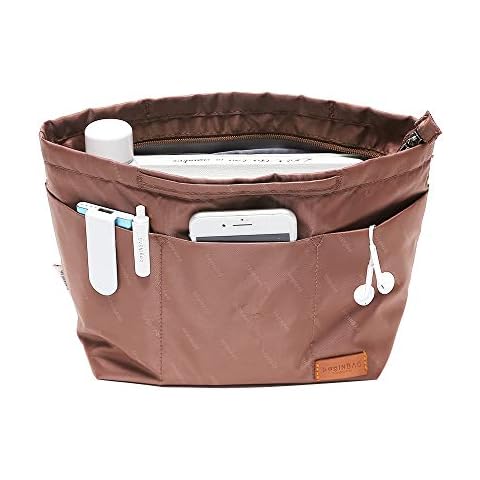 iN. Large Nylon Handbag Organiser with Zip Cover