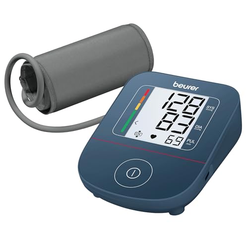 Beurer BM 25 Tensiomètre pour le bras, utilisation simple avec un seul bouton, mesure précise, détection...