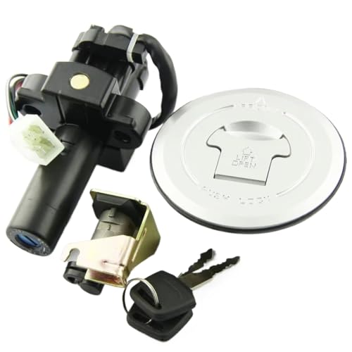 バイクのイグニッション Compatible With X4 For CB1300 1997-2000 用 モーターアクセサリー オートバイイグニッションスイッチ 燃料ロック ガスタンク シートカバーロック キー付属