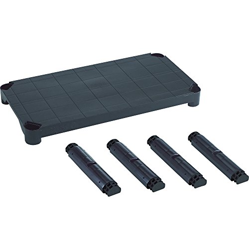 TRUSCO(トラスコ) プラ棚用 棚板セット 5段用 黒 TPT-345S-BK