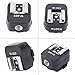 Flash Hot Shoe Sync Adapter with Extra PC Sync Port for Camera, Pure Copper Interface, TTL Flash Hot Shoe Converter