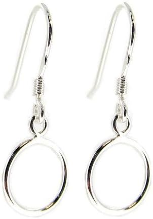 4 pcs .925 Sterling Silver Round Earwires French Hook Dangle Chandelier Earring Ring Loop Connector/Findings/Bright