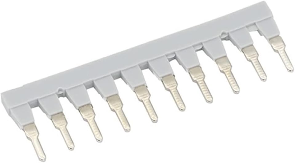 20Pcs EB 10-8 Insertion Jumper 2/3/10 Wire Connection UK6N UK5-HESI URTK Terminal Block Electrical EB10-8 Side Plug-in Bridge (Color : EB 10-8, Size : For UK6N)