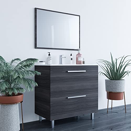 SPECCHIO e LAVABO IN CERAMICA: inclusi | RUBINETTERIA: non inclusa