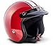 Produktbild ARMOR HELMETS® AV-47 Red · Jet-Helm · Motorrad-Helm Roller-Helm Scooter-Helm Moped Mofa-Helm Chopper Retro Vespa Vintage Pilot Biker Helmet · DOT Schnellverschluss Tasche XL (61-62cm)