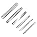Tap Extractor 3/4 Flute Broken Head Screw Remover Stripped Tap Extractor Set Steel 3 Types 6 Pcs
