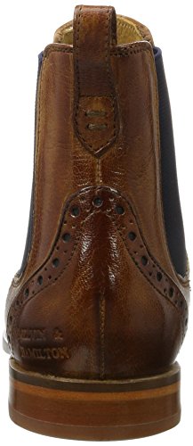 Melvin & Hamilton Amelie 5_Venice Tan, Ela. Navy, LS Nat.