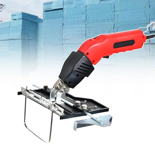 Electric hot foam cutter, foam cutter with slotting/grooving, foam cutting tool, air cooled hot foam cutter 200W/250W with 2 blades(Ks250,220V)