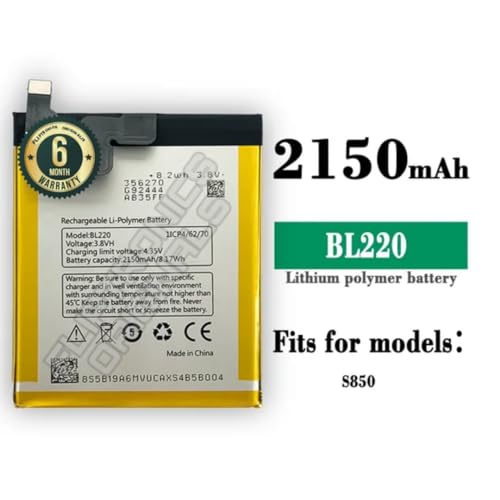 Image of BL220 Battery for Lenovo S850 / S850T Battery with 6 Months Warranty****(Z237)