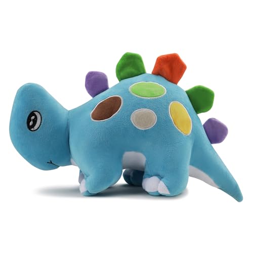 Image of Soft Plush Blue Dinosaur Stuffed Soft Toy with Cute Hug-Friendly Plush for Babies, Toddlers & Children Safe, Lightweight & Easy to Clean (40 CM)