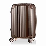 [シフレ] スーツケース 機内持ち込み Sサイズ ジッパータイプ 容量拡張 ダブルキャスター 抗菌キャスター サスペンション付き 2WAYロック Green Works グリーンワークス 3kg モカブラウン