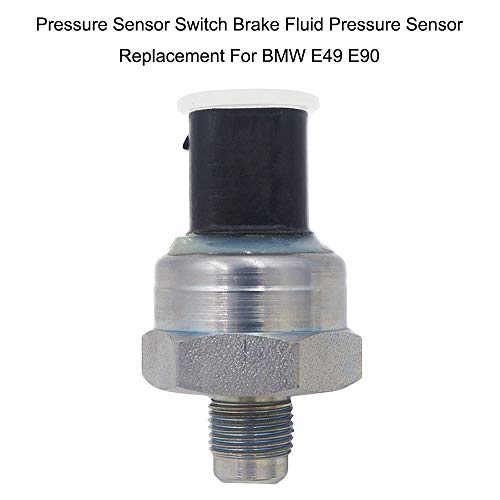 Sangmei Sensor de pressão Interruptor do fluido de freio Sensor de pressão compatível com BMW E49 E9