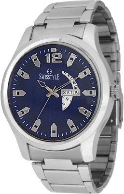 SWISSTYLE Ss-Gr1182-Blu-Ch Mens Blue Dial Analog Watch (B0114H0Y76) Amazon Price History, Amazon Price Tracker