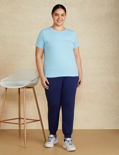 Image of Amazon Brand - Symbol Women Jogger Track Pants | Ankle Length | Regular Fit | Fleece (Available in Plus Sizes)