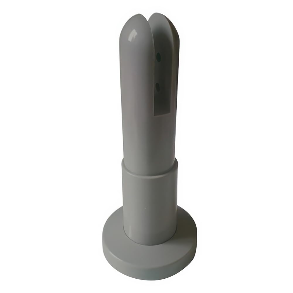 HOMEWELL - Pied réglable renforcé pour cabines sanitaires de 10 mm, coloris gris agathe (RAL 7038)